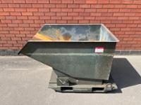 LNS Swarf Tipping Bin, Capacity 0.35m Cube, SWL 500kg