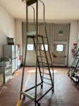 9 Step Rolling Ladder Platform